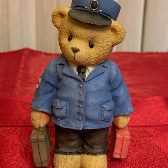 Cherished Teddies - Lloyd - Red Suitcase w/Box - Symbol of Membership - Picture 3 of 6